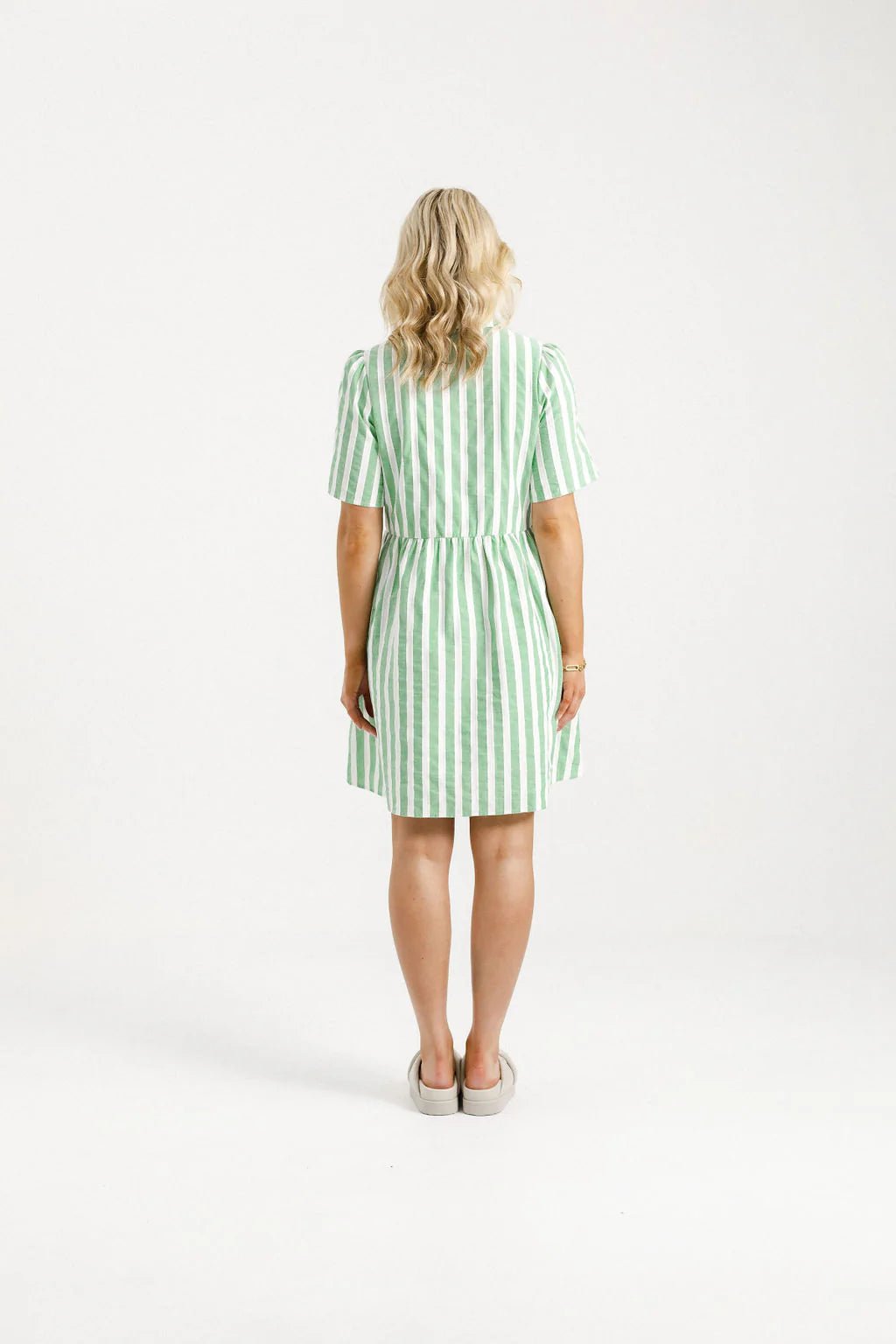 HOME - LEE_CLEO MINI DRESS APPLE STRIPE _ CLEO MINI DRESS APPLE STRIPE _ Ebony Boutique NZ