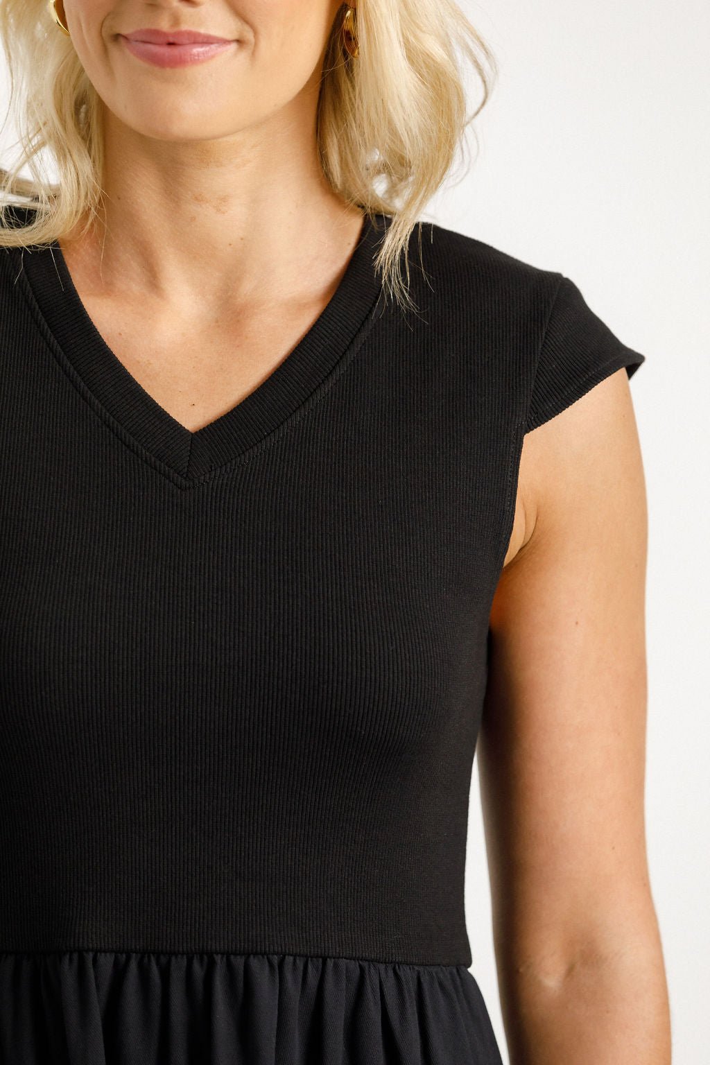 HOME LEE_GIANNA DRESS BLACK _ GIANNA DRESS BLACK _ Ebony Boutique NZ