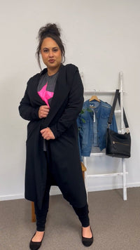 HOME LEE_KELLY COAT BLACK _ KELLY COAT BLACK _ Ebony Boutique NZ