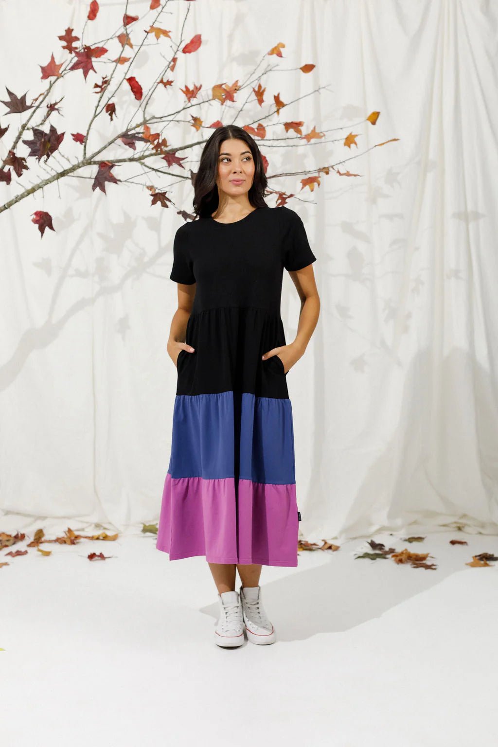 HOME - LEE_KENDALL DRESS HYACINTH ORCHID _ KENDALL DRESS HYACINTH ORCHID _ Ebony Boutique NZ