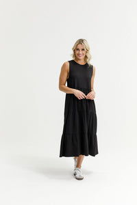 HOME - LEE_KENDALL SINGLET DRESS _ KENDALL SINGLET DRESS _ Ebony Boutique NZ