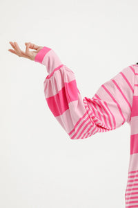 HOME LEE_LAYLAH CREW IRREGULAR PINK STRIPE _ LAYLAH CREW IRREGULAR PINK STRIPE _ Ebony Boutique NZ