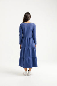 HOME - LEE_LONG SLEEVE KENDALL DRESS HYACINTH _ LONG SLEEVE KENDALL DRESS HYACINTH _ Ebony Boutique NZ