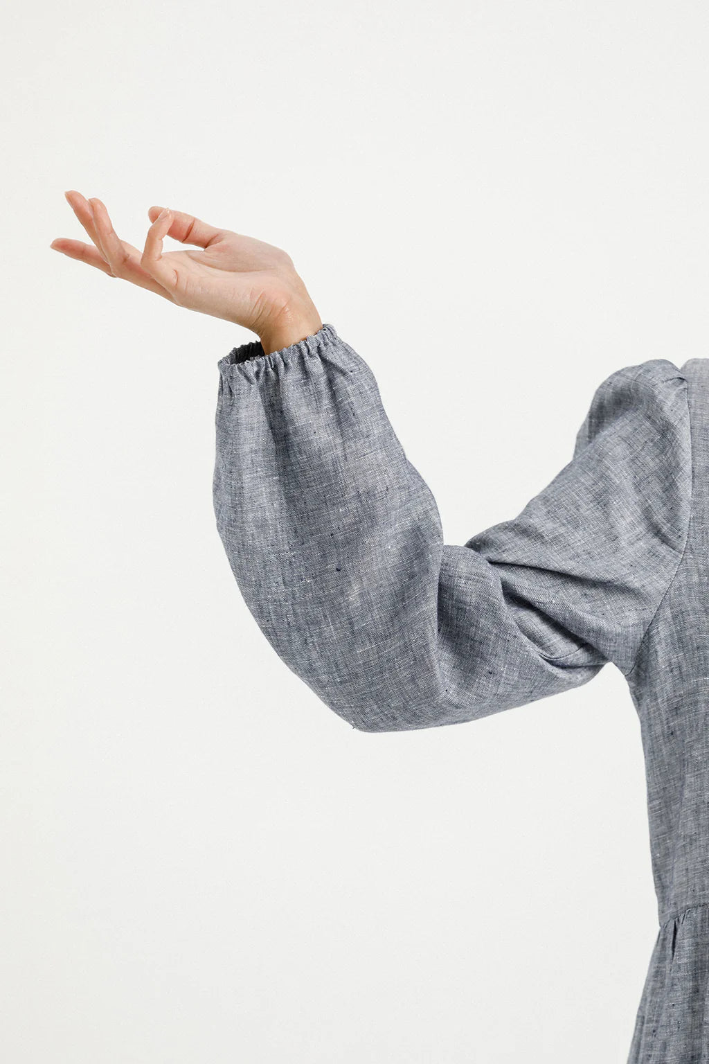 HOME LEE_LONG SLEEVE KHLOE DRESS GREY _ LONG SLEEVE KHLOE DRESS GREY _ Ebony Boutique NZ