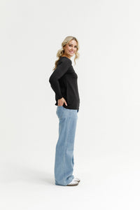 HOME LEE_TAYLOR TEE LONG SLEEVE _ TAYLOR TEE LONG SLEEVE _ Ebony Boutique NZ