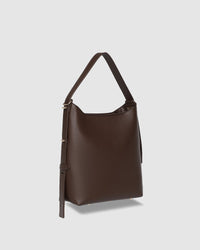 LOUENHIDE_AUDREY BUCKET BAG CHOCOLATE _ AUDREY BUCKET BAG CHOCOLATE _ Ebony Boutique NZ