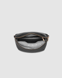 LOUENHIDE_AUSTIN SLING BAG BLACK _ AUSTIN SLING BAG BLACK _ Ebony Boutique NZ