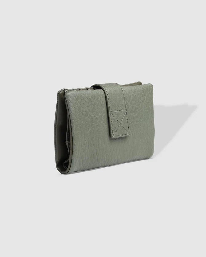 LOUENHIDE_BAILEY WALLET KHAKI _ BAILEY WALLET KHAKI _ Ebony Boutique NZ