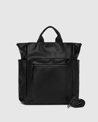 LOUENHIDE_BRONX BACKPACK BLACK _ BRONX BACKPACK BLACK _ Ebony Boutique NZ