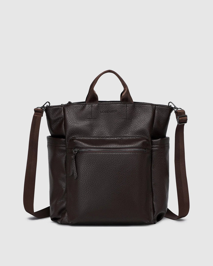 LOUENHIDE_BRONX BACKPACK CHOCOLATE _ BRONX BACKPACK CHOCOLATE _ Ebony Boutique NZ