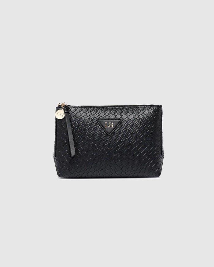 LOUENHIDE_CARLO MAKEUP BAG BLACK _ CARLO MAKEUP BAG BLACK _ Ebony Boutique NZ