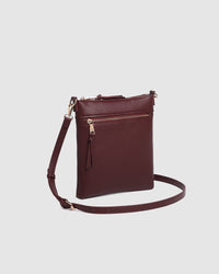 LOUENHIDE_CRESSIDA CROSSBODY BAG BURGUNDY _ CRESSIDA CROSSBODY BAG BURGUNDY _ Ebony Boutique NZ