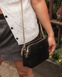 LOUENHIDE_ELLE CROSSBODY BAG BLACK _ ELLE CROSSBODY BAG BLACK _ Ebony Boutique NZ