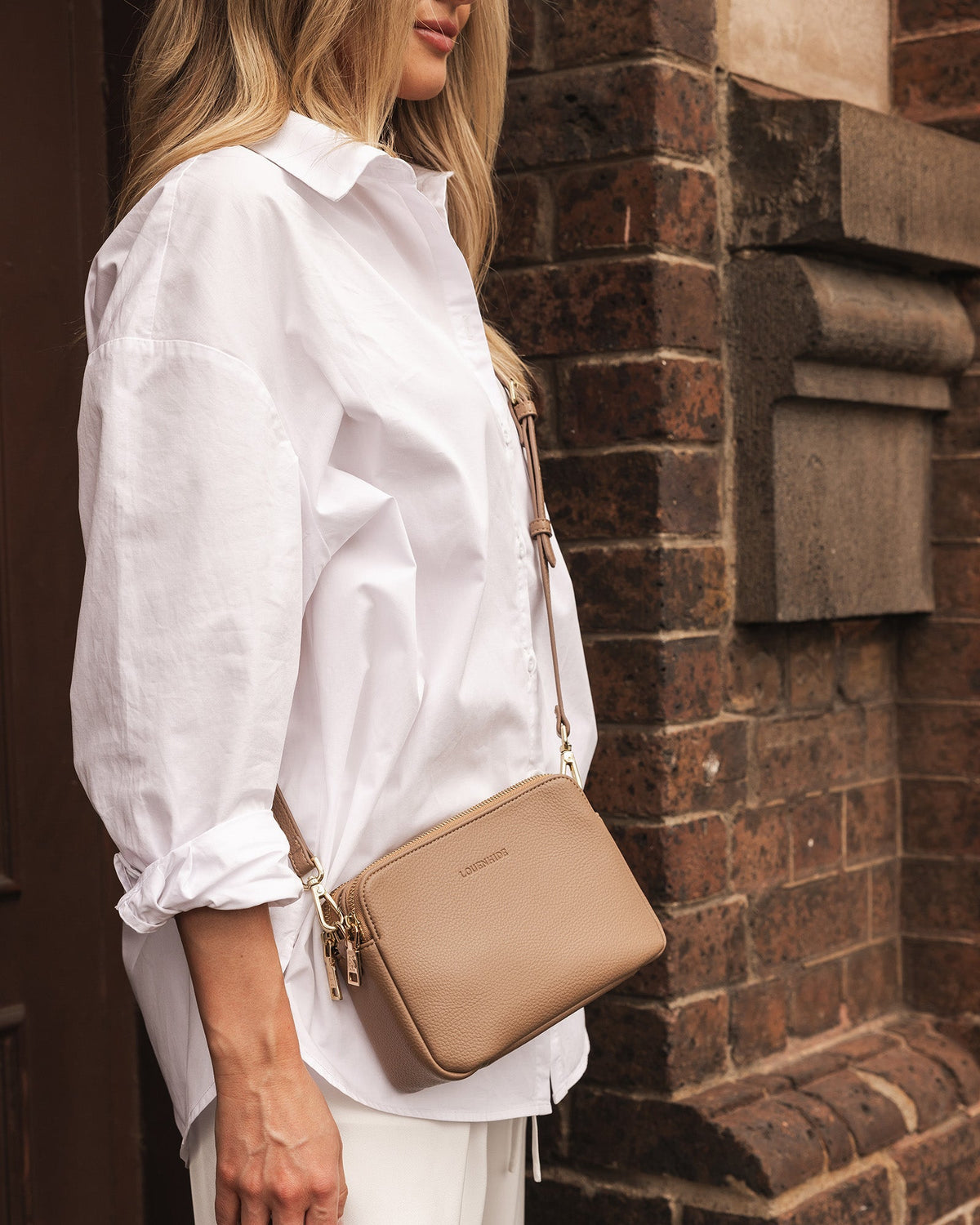 LOUENHIDE_ELLE CROSSBODY BAG COFFEE _ ELLE CROSSBODY BAG COFFEE _ Ebony Boutique NZ