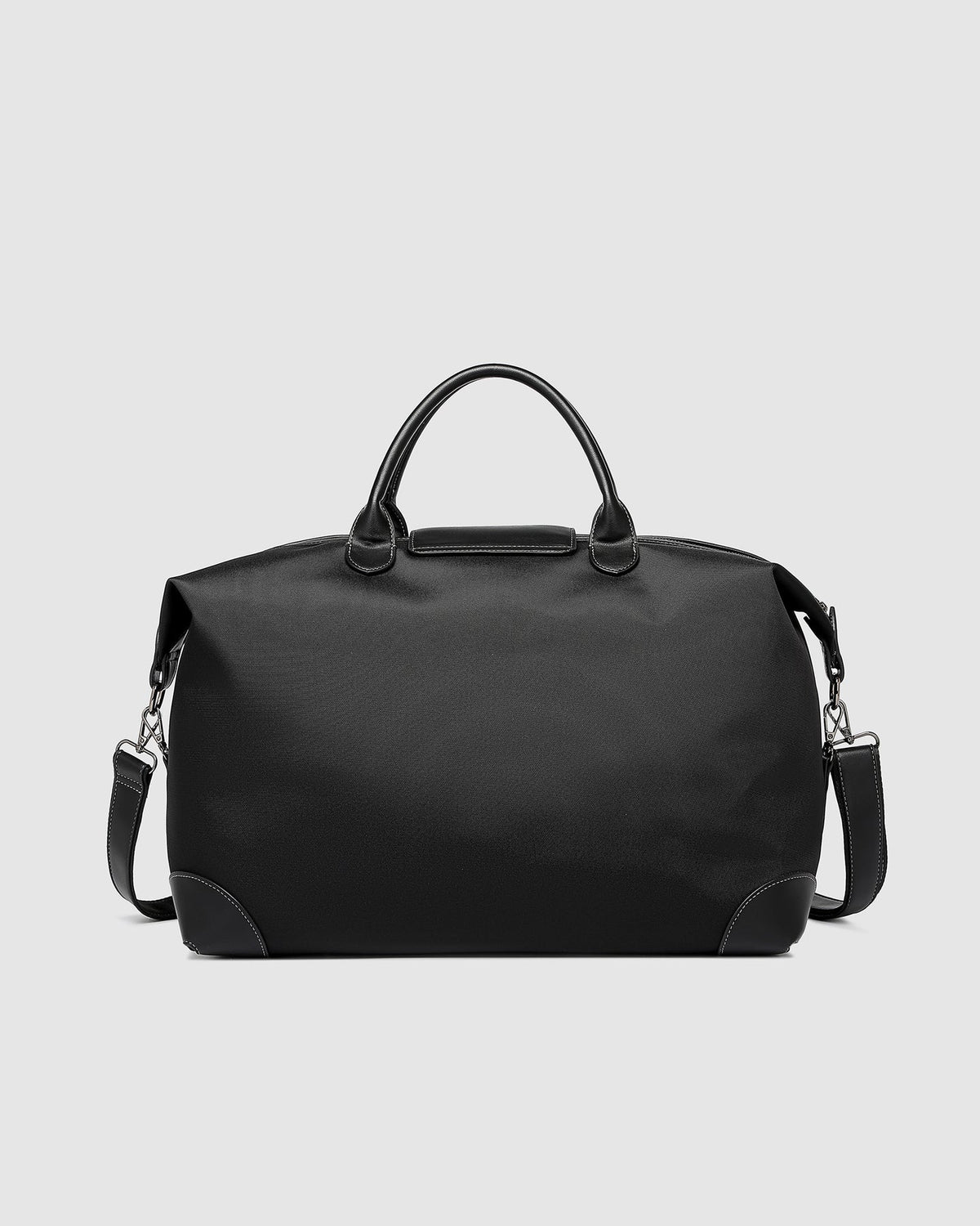 LOUENHIDE_HAMILTON NYLON WEEKENDER BAG BLACK _ HAMILTON NYLON WEEKENDER BAG BLACK _ Ebony Boutique NZ