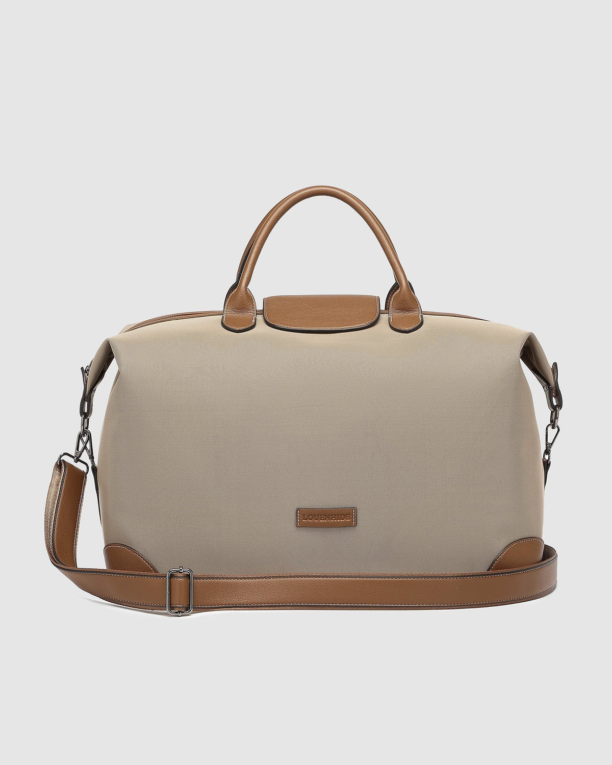 LOUENHIDE_HAMILTON NYLON WEEKENDER BAG COFFEE _ HAMILTON NYLON WEEKENDER BAG COFFEE _ Ebony Boutique NZ