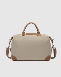 LOUENHIDE_HAMILTON NYLON WEEKENDER BAG COFFEE _ HAMILTON NYLON WEEKENDER BAG COFFEE _ Ebony Boutique NZ