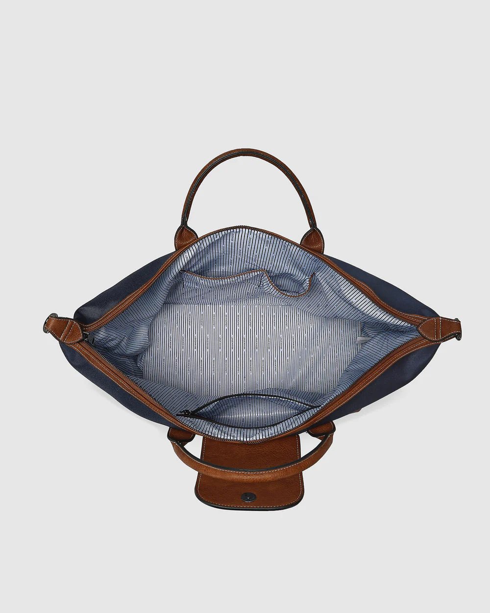 LOUENHIDE_HAMILTON NYLON WEEKENDER BAG NAVY _ HAMILTON NYLON WEEKENDER BAG NAVY _ Ebony Boutique NZ