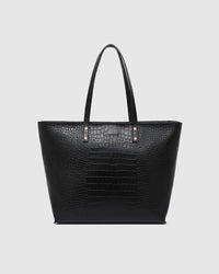LOUENHIDE_HUDSON TOTE BAG BLACK _ HUDSON TOTE BAG BLACK _ Ebony Boutique NZ