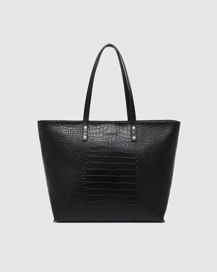 LOUENHIDE_HUDSON TOTE BAG BLACK _ HUDSON TOTE BAG BLACK _ Ebony Boutique NZ