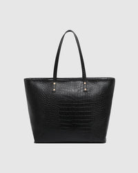 LOUENHIDE_HUDSON TOTE BAG BLACK _ HUDSON TOTE BAG BLACK _ Ebony Boutique NZ