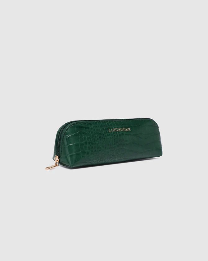 LOUENHIDE_JAYNE MAKEUP BAG FOREST GREEN _ JAYNE MAKEUP BAG FOREST GREEN _ Ebony Boutique NZ