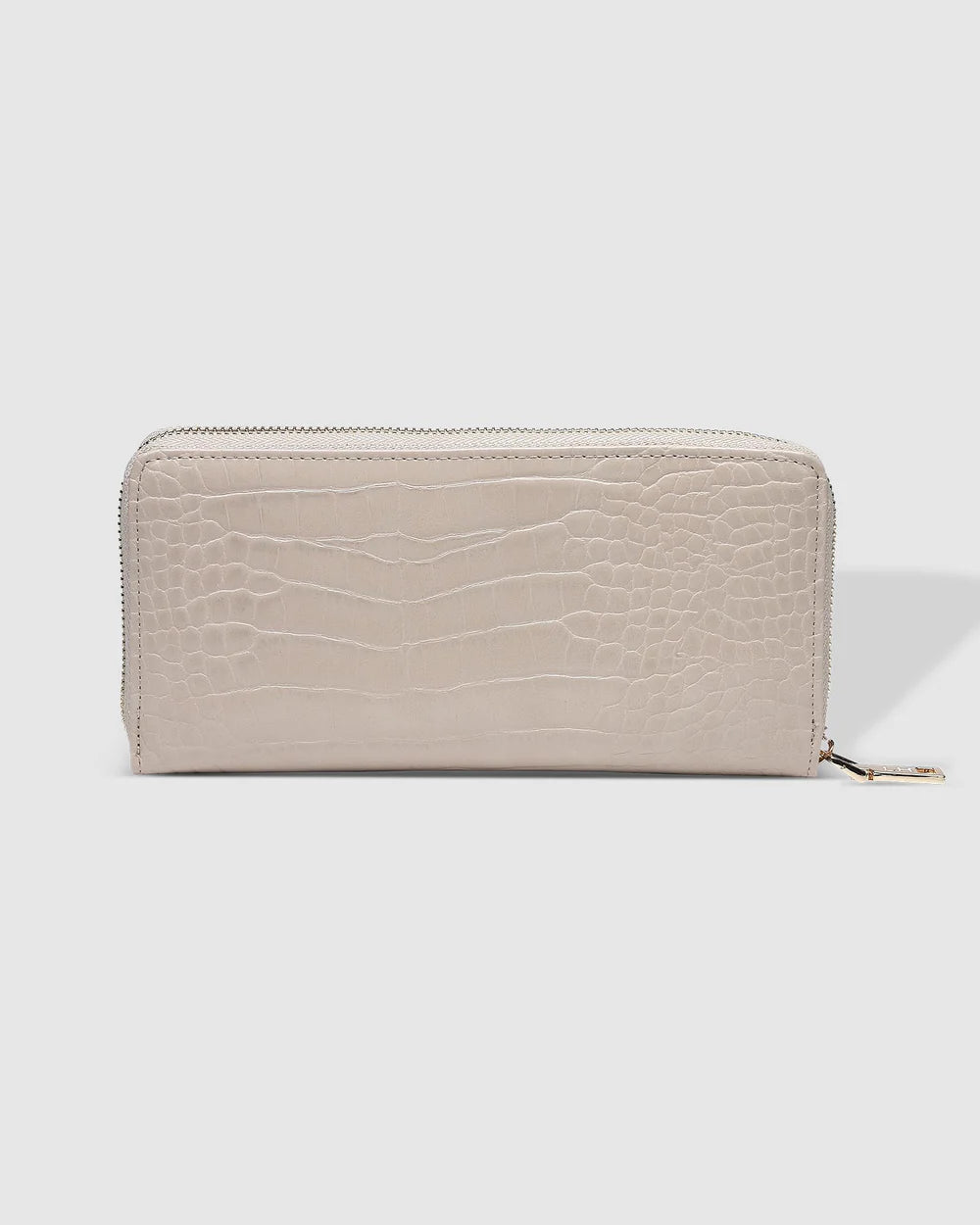 LOUENHIDE_JESSICA WALLET CROC PUTTY _ JESSICA WALLET CROC PUTTY _ Ebony Boutique NZ