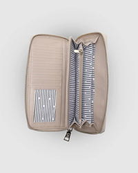 LOUENHIDE_JESSICA WALLET CROC PUTTY _ JESSICA WALLET CROC PUTTY _ Ebony Boutique NZ