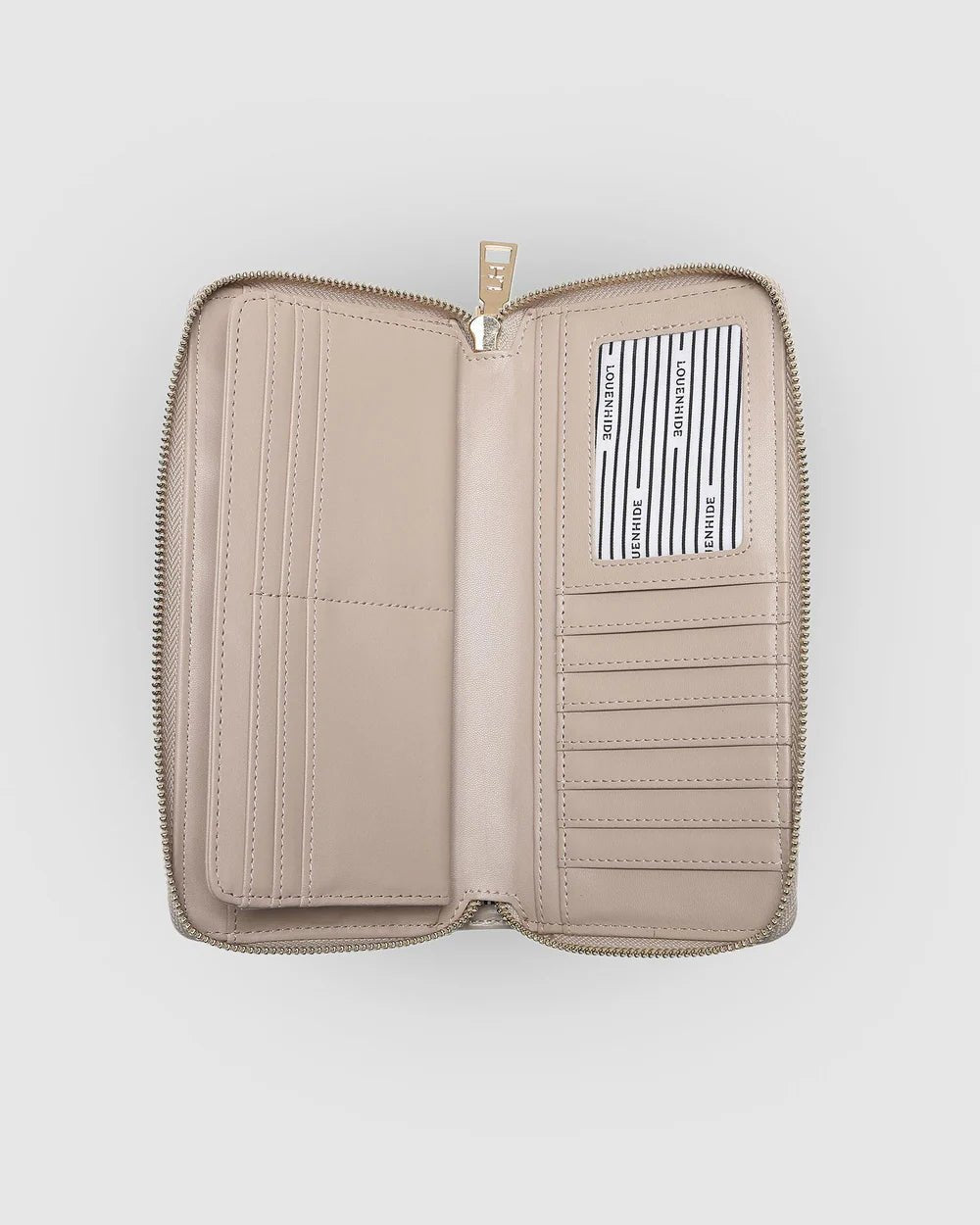 LOUENHIDE_JESSICA WALLET CROC PUTTY _ JESSICA WALLET CROC PUTTY _ Ebony Boutique NZ