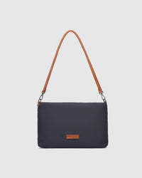 LOUENHIDE_JORDAN NYLON CROSSBODY BAG NAVY _ JORDAN NYLON CROSSBODY BAG NAVY _ Ebony Boutique NZ