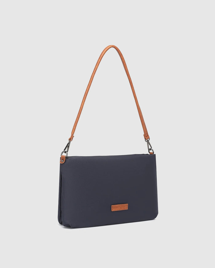 LOUENHIDE_JORDAN NYLON CROSSBODY BAG NAVY _ JORDAN NYLON CROSSBODY BAG NAVY _ Ebony Boutique NZ