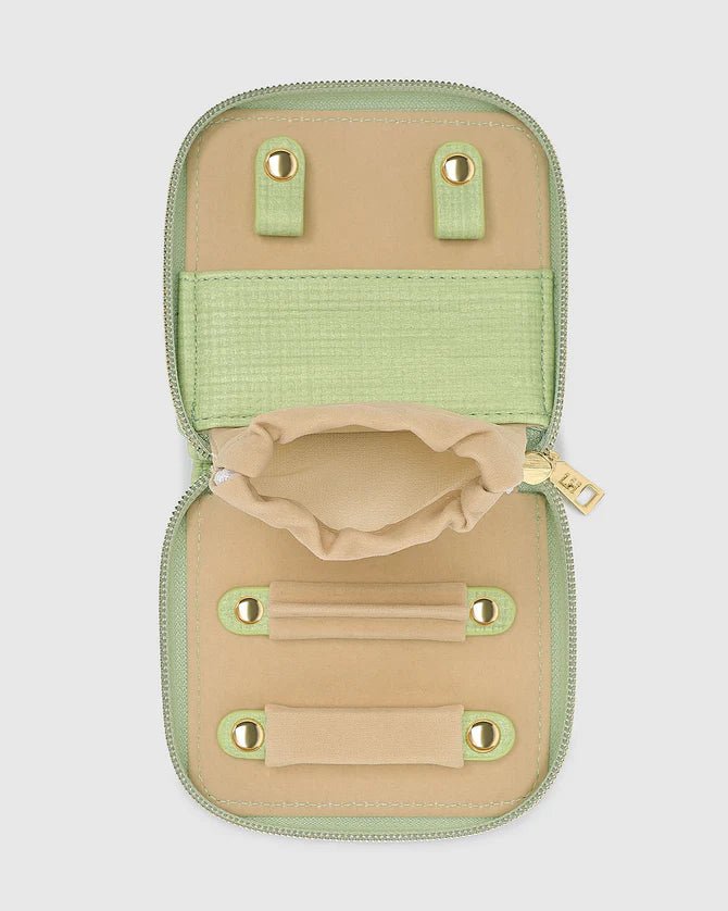 LOUENHIDE_JUNIPER JEWELLERY CASE PISTACHIO _ JUNIPER JEWELLERY CASE PISTACHIO _ Ebony Boutique NZ