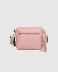 LOUENHIDE_KASEY STRIPE CROSSBODY BAG BLUSH PINK _ KASEY STRIPE CROSSBODY BAG BLUSH PINK _ Ebony Boutique NZ