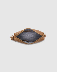 LOUENHIDE_KASEY STRIPE CROSSBODY BAG CAMEL _ KASEY STRIPE CROSSBODY BAG CAMEL _ Ebony Boutique NZ