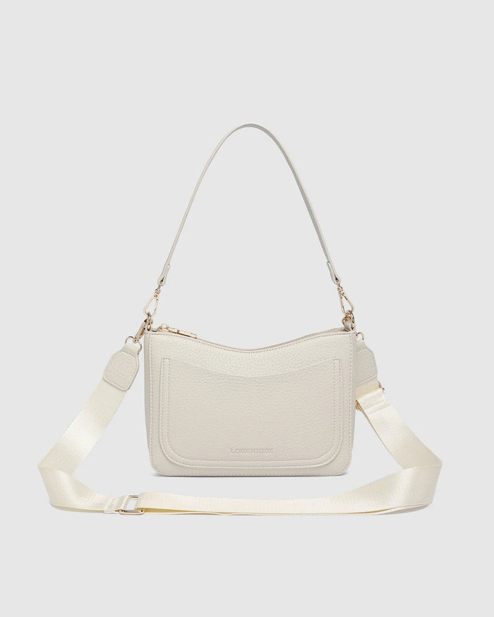 LOUENHIDE_LINDA CROSSBODY BAG ALMOND _ LINDA CROSSBODY BAG ALMOND _ Ebony Boutique NZ