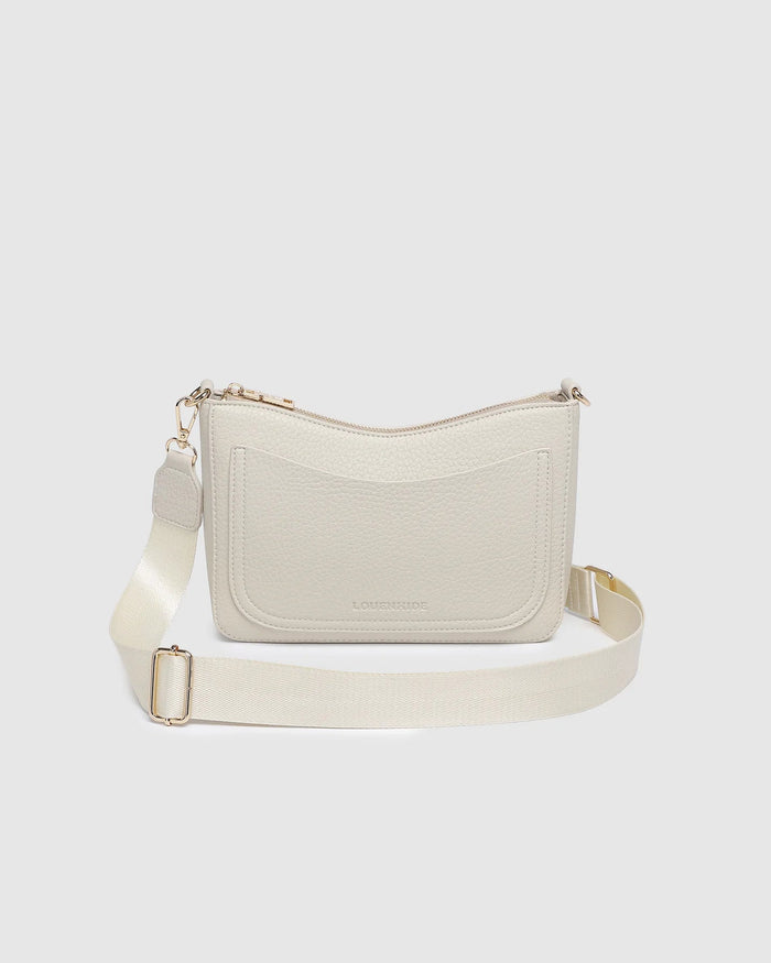 LOUENHIDE_LINDA CROSSBODY BAG ALMOND _ LINDA CROSSBODY BAG ALMOND _ Ebony Boutique NZ