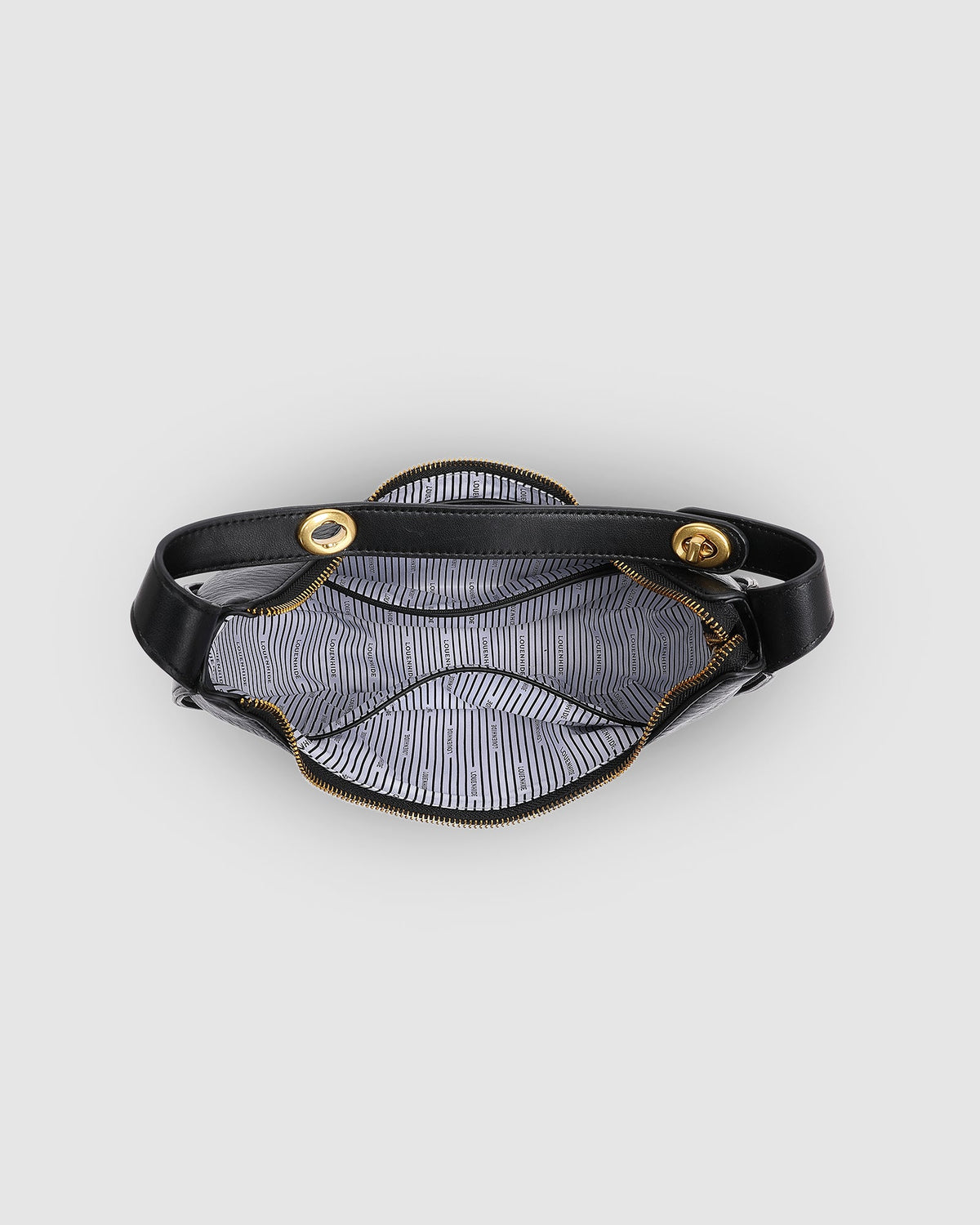 LOUENHIDE_LUNA SHOULDER BAG BLACK _ LUNA SHOULDER BAG BLACK _ Ebony Boutique NZ