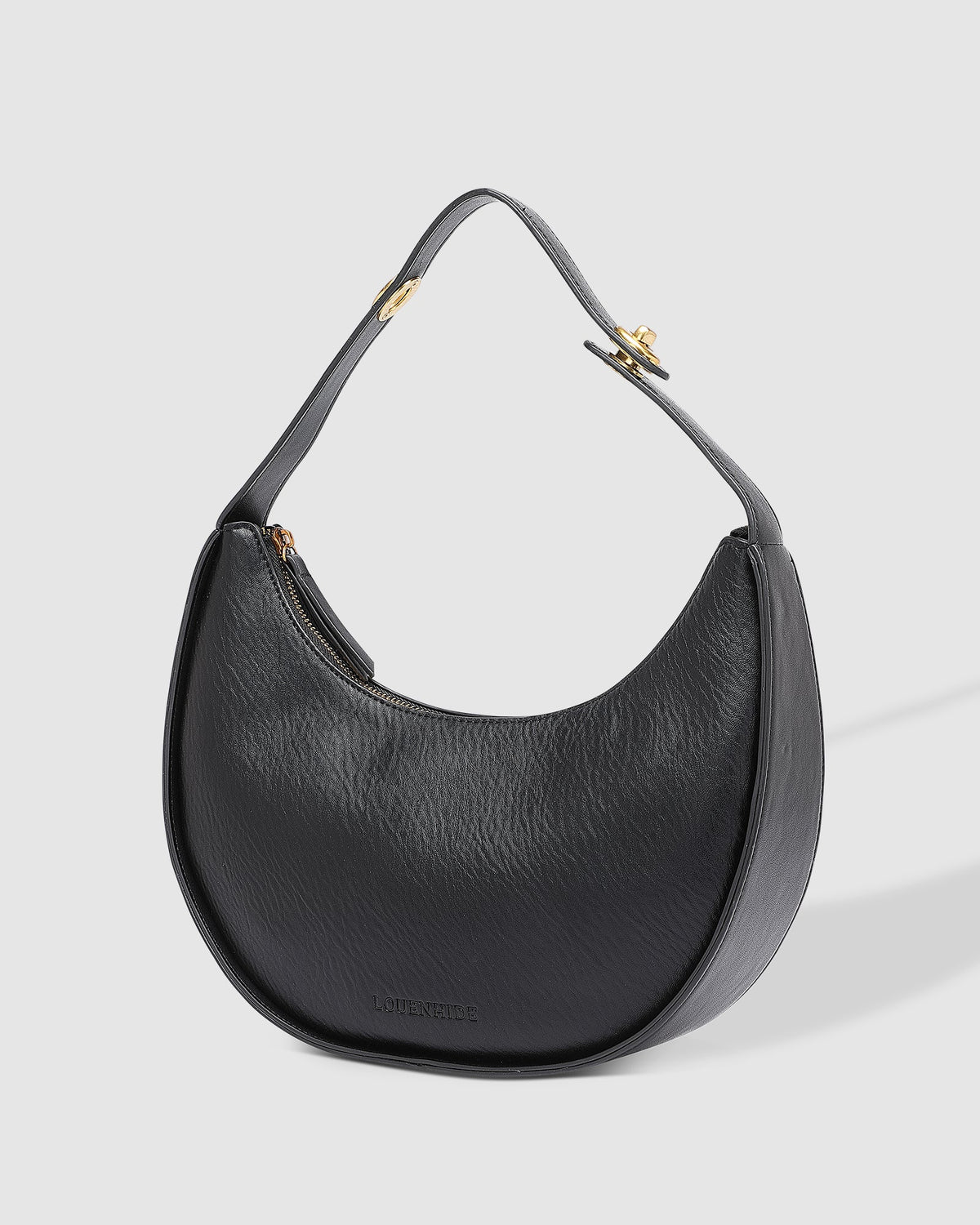 LOUENHIDE_LUNA SHOULDER BAG BLACK _ LUNA SHOULDER BAG BLACK _ Ebony Boutique NZ