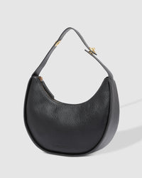 LOUENHIDE_LUNA SHOULDER BAG BLACK _ LUNA SHOULDER BAG BLACK _ Ebony Boutique NZ
