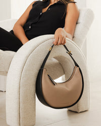 LOUENHIDE_LUNA SHOULDER BAG COFFEE _ LUNA SHOULDER BAG COFFEE _ Ebony Boutique NZ
