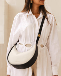 LOUENHIDE_LUNA SHOULDER BAG OYSTER _ LUNA SHOULDER BAG OYSTER _ Ebony Boutique NZ