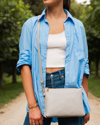 LOUENHIDE_MILLIE CROSSBODY BAG GREY _ MILLIE CROSSBODY BAG GREY _ Ebony Boutique NZ