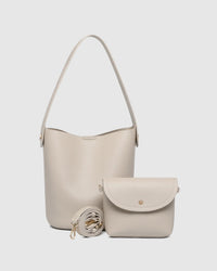 LOUENHIDE_MIRANDA BUCKET BAG ALMOND _ MIRANDA BUCKET BAG ALMOND _ Ebony Boutique NZ