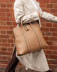 LOUENHIDE_RHODES LATTE LAPTOP BAG _ RHODES LATTE LAPTOP BAG _ Ebony Boutique NZ