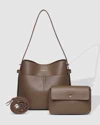 LOUENHIDE_SAMANTHA HANDBAG MOCHA _ SAMANTHA HANDBAG MOCHA _ Ebony Boutique NZ