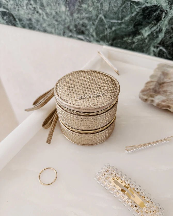 LOUENHIDE_SOFIA JEWELLERY BOX CHAMPAGNE _ SOFIA JEWELLERY BOX CHAMPAGNE _ Ebony Boutique NZ
