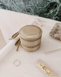 LOUENHIDE_SOFIA JEWELLERY BOX CHAMPAGNE _ SOFIA JEWELLERY BOX CHAMPAGNE _ Ebony Boutique NZ