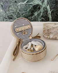 LOUENHIDE_SOFIA JEWELLERY BOX CHAMPAGNE _ SOFIA JEWELLERY BOX CHAMPAGNE _ Ebony Boutique NZ
