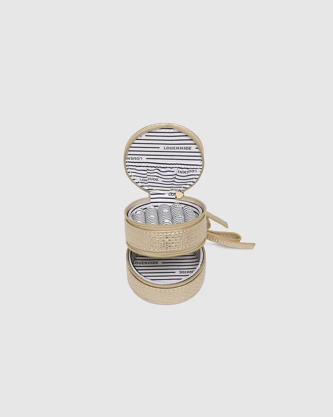 LOUENHIDE_SOFIA JEWELLERY BOX CHAMPAGNE _ SOFIA JEWELLERY BOX CHAMPAGNE _ Ebony Boutique NZ