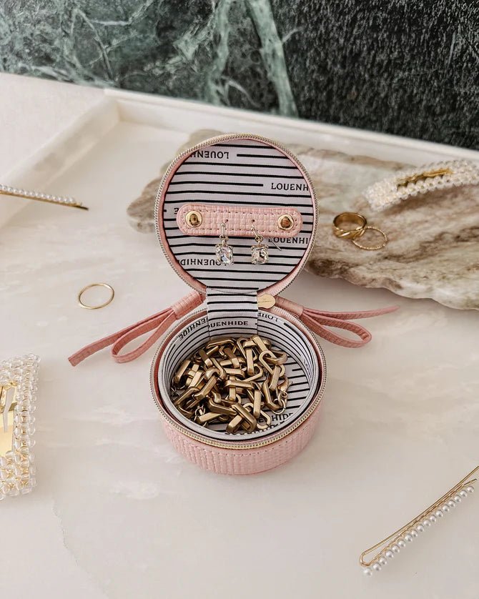 LOUENHIDE_SOFIA JEWELLERY BOX PALE PINK _ SOFIA JEWELLERY BOX PALE PINK _ Ebony Boutique NZ